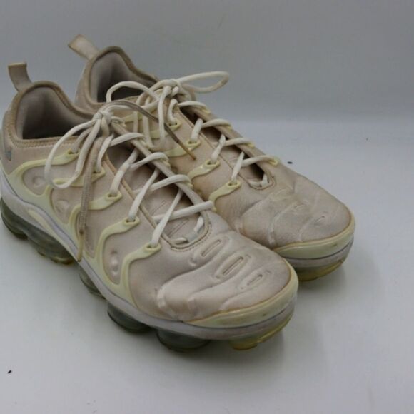 Nike VM Air Vapormax Plus 924453-100 Men's Running Shoes White Size 10.5 - Picture 1 of 13